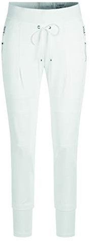 Raffaello Rossi Damen Jogging Pants aus Hightech Jersey Candy Größe 46 EU Weiß (weiß)