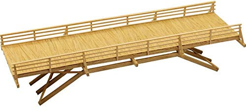 Modellbahnbrücke, Straßenbrücke, Echtholz Handarbeit, Spur N, 1:160