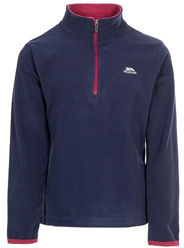 Trespass Mädchen Sybil Sweatshirt, Navy/Berry, 11 años