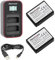 Newmowa LP-E10 Batterie de Remplacement (Pack de 2) et écran LCD Intelligent Double Chargeur USB pour Canon LP-E10 et Canon EOS Rebel T3, T5, T6, T7, 1100D, 1200D, 2000D, 4000D, Kiss X50, Kiss X70