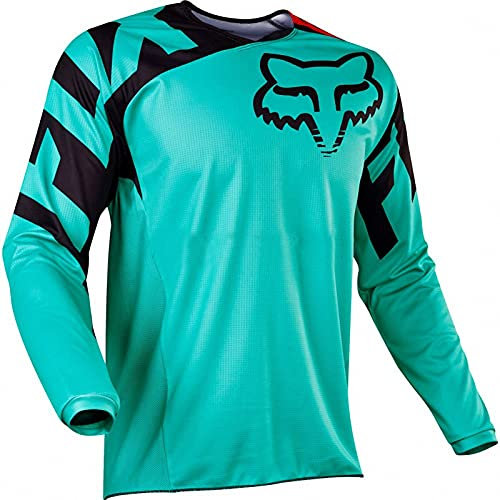 AGLT Downhill Jersey Mountainbike Trikot Herren Langarm Shirt Sommer Motocross Bekleidung, 2, 4XL
