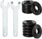 16pcs Angle Grinder Spanner wrench, angle grinder flange nuts with spanner, angle grinder flange Replacement for Makita, Ryobi, Dewalt, Milwaukee, Craftsman