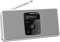 TechniSat DIGITRADIO 2 S - Portable DAB Stereo Radio with Battery (DAB+, FM, Bluetooth Audio Streaming, OLED Display, Headphone Jack, Stereo 2 W RMS) White/White