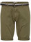 BLEND BHBruno Homme Chino Shorts Bermuda Pantalon court avec ceinture Stretch Poches italiennes Mélange de coton Regular Fit, Taille:S, Couleur:Martini Olive (77238)