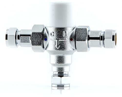Team Controls Thermostatic Mixing Valve for Douche Bidet Hot Water Blending 15mm TMV Shower Tap Basin