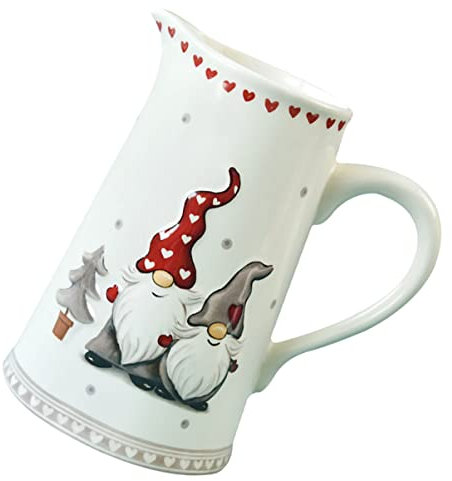 Cabilock 1 Pc d'eau Froide Pot à Jus en Céramique Théière De GNOME en Céramique Pichet De Gnomes Cruche De Noël en Céramique Pichet De Cuisine Vase Thé en Céramique Classique