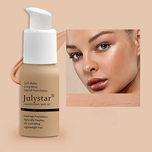 Julystar make up, moisturize, repair foundation make-up, waterproof, long-lasting, concealer, liquid foundation, beauty makeup (05#), 30 g (Pack of 1)