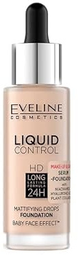 Foundation mit Niacinamide in einer Pipettenflasche