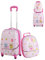 SOARS Kinderkoffer & Rucksack, Kindertrolley mit Rollen & verstellbarem Griff, Koffer Set, Kindergepäck, Reisekoffer Kinder Jungen & Mädchen, für Spielzeug, Kleidung (Eule B, 12+16)