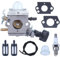 Carburatore per STIHL BG86 BG86 C BG56 SH86 Soffiatore, ADEFOL Carburatore con Guarnizione + Filtro Benzina + Tubo Benzina + Candela Accessorio Carburetor Pezzi di Ricambio