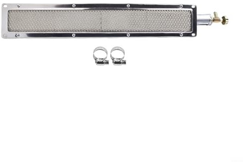 Griglie a gas, bruciatori in ceramica, bruciatori laterali a gas, accessori per barbecue, griglie di cottura riscaldate in ceramica (53x9,5 cm)