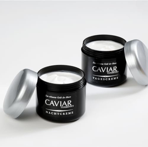 3 PAGEN® Antifaltencreme Caviar - Tagescreme und Nachtcreme Set mit Caviar-Extrakt - Anti-Aging Gesichtscreme für Hautverjüngung – Feuchtigkeitscreme für Gesicht - Pflegecreme für Frauen - 2x 125ml
