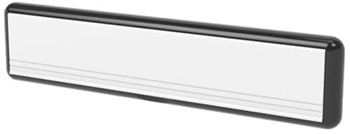 Universal Letterbox Plate & White Aluminium Flap - Weatherproof A4 Easy Fit