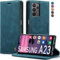 Lxisxcna Handyhülle für Samsung Galaxy A23 5G Hülle Klappbar Premium PU Lederhülle Klapphülle Kartenfach Standfunktion Schutzhülle für Samsung A23 5G Flip Case Wallet (Blau)