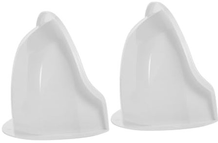 GAROZATION 2 Stück Wetterfeste Kameraschutzhülle Aus Robustem Abs Weiß Außenschutz Für Überwachungskameras Mit Regenschutz Und Sonnenschutz Universell Geeignet Für Sicherheitskameras Im Außenbereich