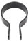 Black Coated Chain Link Brace Band, Durable Steel Chain Link Fence Hardware, Rust-Resistant, Easy Install, Includes Required Bolt (3, 4)