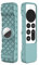 Custodia protettiva antiurto in silicone per telecomando Apple 4K TV Siri Remote AirTag, antiscivolo, in silicone (verde)