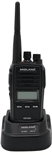 Midland - Walkie Talkie G18 PRO NC, Ricetrasmittenti Professionali con 99 Canali PMR446, Standard Militare MIL-STD-810G, Waterproof IP67 - Copertura 12Km, Autonomia 22h, Scrambler e Compander
