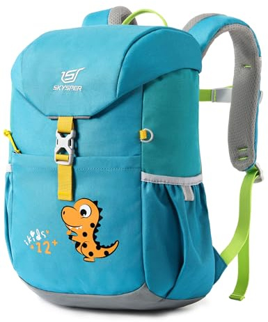 SKYSPER Kinderrucksack 12L, Wanderrucksack Kinder 5-8 Jahre Mädchen Jungen | Kinder Rucksack Outdoor Wandern Waldkindergarten