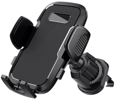 SUNJFY Porta Cellulare Auto per Fiat Fiorino (Facelift 2016) 2016-2019 2020 2021 2022 2023 2024, Supporto Telefono Auto, Porta Telefono Auto, 360 Gradi di Rotazione, Robusto, Accessori Auto