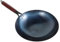 ULTECHNOVO Wok de Hierro Antiadherente Sartén Wok Redondo 30 Cm Mango de Madera para Cocinar Verduras y Carne Sartén para Estufas de Gas Cocina