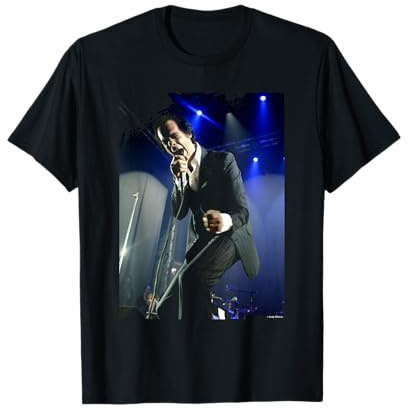 Nick Cave & The Bad Seeds Live Red, rechte Hand, Andy Willsher T-Shirt