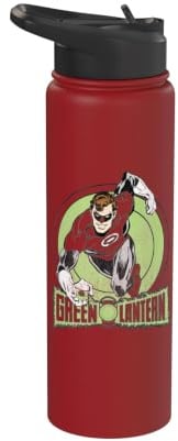 Green Lantern Circle Stainless Steel Insulated Water Bottle