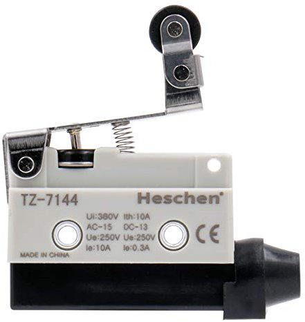 heschen horizontal interruptor de límite tz-7144 Single Pole Snap acción palanca de rodillo actuador AC 380 V 10 A para CNN Molino