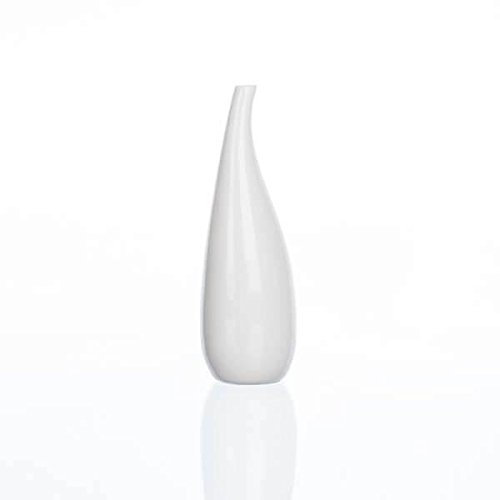 Sandra Rich, Porzellan- VASE Curved 15 cm. 1 STÜCK. Für Einzelblumen. (Nur für Trockendeko)