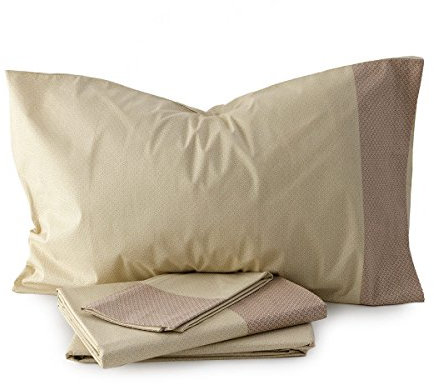 Bettwäsche-Set Zucchi Ava, komplett für ein Doppelbett Einheitsgröße beige