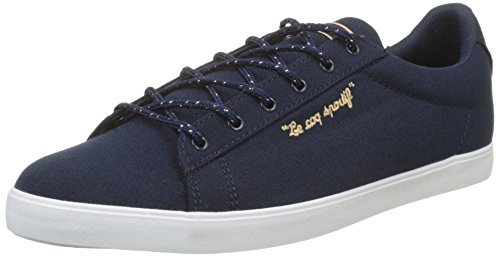 Le Coq Sportif Women's Agate Lo CVS/Metallic Sneakers, Blue Dress Blue Rose Gold, 5.5 UK