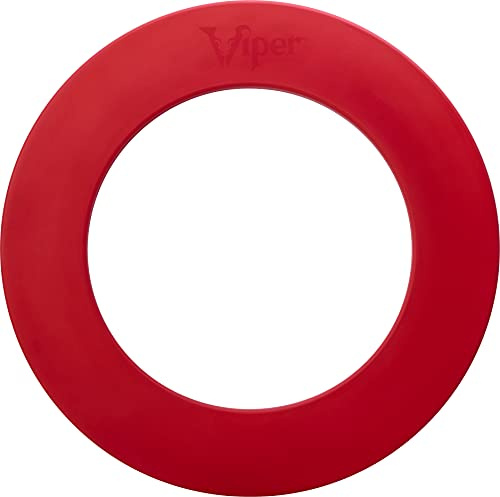 Viper Guardian Dartboard Surround Sisal/Bristle Steel-Tip Dartboard Wall Protector, Red