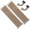 SamIdea 2-Pack 40pin Male to Female IDC GPIO Rainbow Ribbon Cable Jumper Wire for Raspberry Pi A+/B+/3 B, 20cm/8