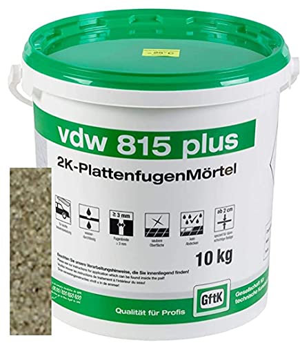 vdw 815 plus 2K-Fugenmörtel 10kg Natur
