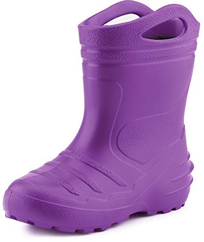 Ladeheid Stivali Bambino e Bambina in Eva KL051 (Viola, 29 EU)