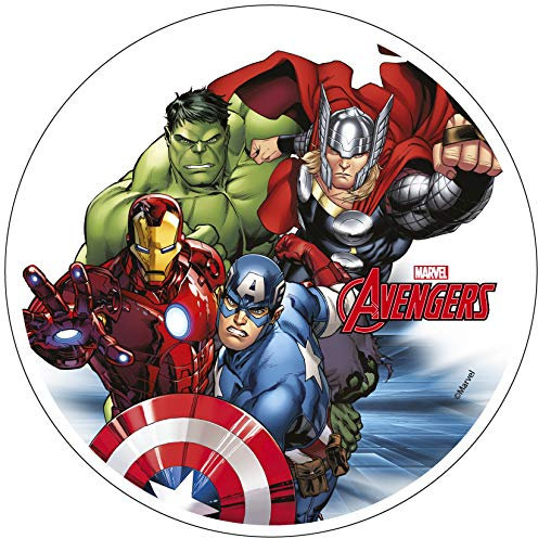 Essbare Kuchendekoration Avengers 20 cm Lizenzprodukt Modecor