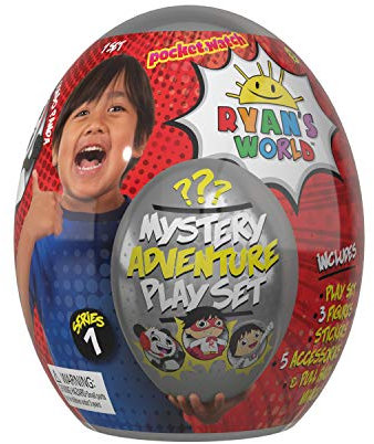 RYAN'S WORLD: Titan Universe Mystery Egg Abenteuer-Spielset, entdecken Sie Ryans Titan-Universum, Sammlerstück, Überraschungsspielzeug, für Kinder ab 3 Jahren