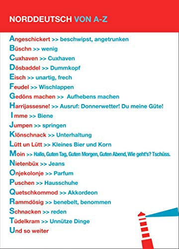 cityproducts - 4923 - Happy City, Postkarte, Maritim, Norddeutsch von A-Z ..., A6