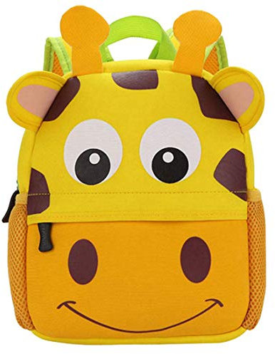 BAIGIO Kinderrucksack Wasserdichter Kinder Mini Schulrucksack Giraffe Kinderrucksack Jungen Mädchen Kleinkind Kinder Schule Tasche mit Tier Design (Giraffe, S)