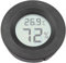 Eidyer Reptile Thermometer, Digital Hygrometer for Incubators Indoor Reptile Breeding Box Weather Station Greenhouse Basement Gauge Terrarium Lizard Spider Tortoise Tank Round