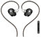 HIDIZS MS1-Rainbow In-Ear Monitors Headphones, Hi Res Wired Earphones, Polymer Diaphragm Hi-Fi IEM Earphones with Detachable Cable 2pin 0.78mm for Android Smartphones and Audio Players (Black)