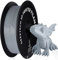 GEEETECH 3D Filament PETG 1,75 mm 1 kg für 3D-Drucker Maßgenauigkeit +/- 0,02 mm, Grau