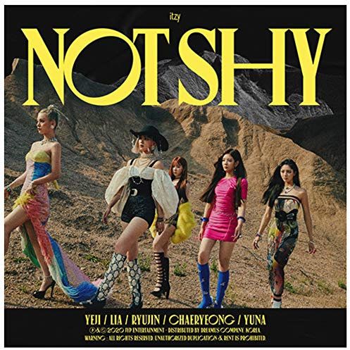 Itzy - Not Shy Album [A ver.] [Pre Order] CD+Photobook+Folded Poster+Pre Order Benefit+Others with Extra Decorative Sticker Set, Photocard Set