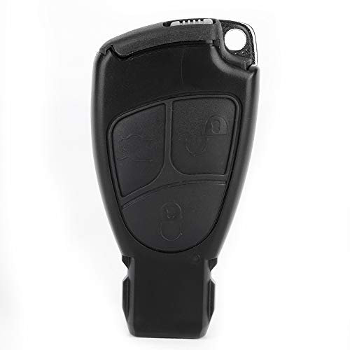 Akozon 3 Tasten Smart Remote Autoschlüssel Shell Gehäuse, ABS Schlüsselanhänger Abdeckung Schutz für C E ML S SL SLK CLK Klasse