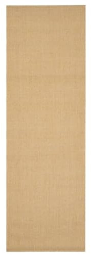 vidaXL Teppich rutschfest Pflegeleicht Sisalteppich Sisalläufer Läufer Vorleger Wohnzimmerteppich für Innenbereich Natur Sisal 80x250cm