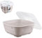 Thermohauser GoodBowl Big, 5er Set, Mehrweg Essensbehälter, 1300 ml To Go Lunchboxen, mikrowellengeeignet, sand/beige
