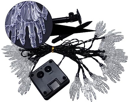 OSALADI Halloween-party-lichter 5 M Solar- -lichterkette 20 Leds Gartendekoration Für Den Außenbereich