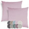 sleepling 4er Set 40 x 40 cm, Sofakissen mit Füllung und Bezug, Zierkissen aus robustem Polsterstoff, Dekokissen, Kopfkissen, Kissen für Couch, Altrosa