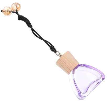 PartyKindom 12ml Auto Auto Parfüm Flasche Hängen Glas Material Kein Geruch Auto Luft Parfüm Dispenser
