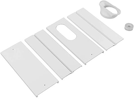 Walfront Portable Air Conditioner Portable Air Conditioner Window Kit, Air Conditioner Window Kit Window Kit with Coupler Adjustable Sliding 150 130mm Ducting AC Vent